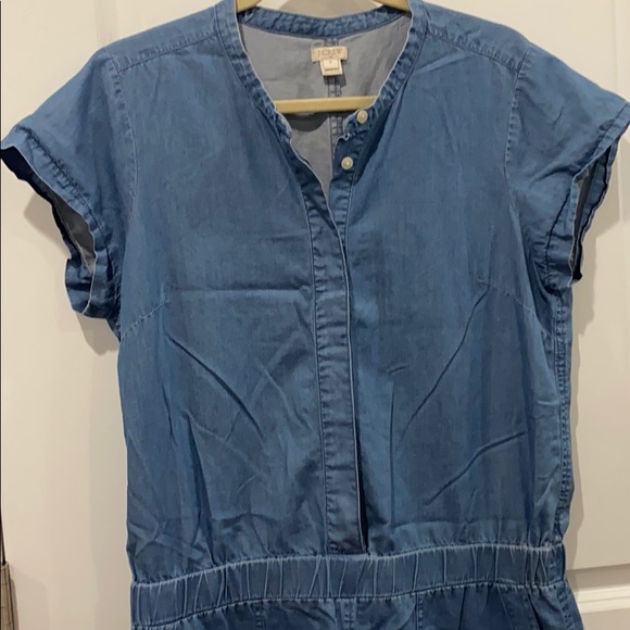 J. crew Factory Chambray Romper - Picture 2 of 3